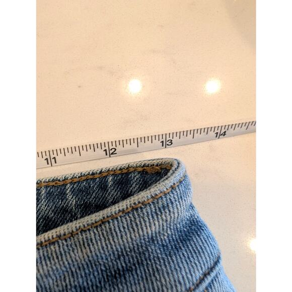 Sam Edelman The Stiletto Jeans 27 High Rise Skinny Ankle Frayed Hem - Picture 5 of 7